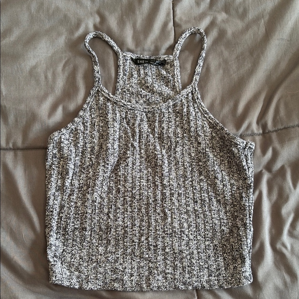 Shein Black and White Women's Top